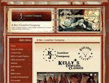 Tablet Screenshot of kbarjleather.com